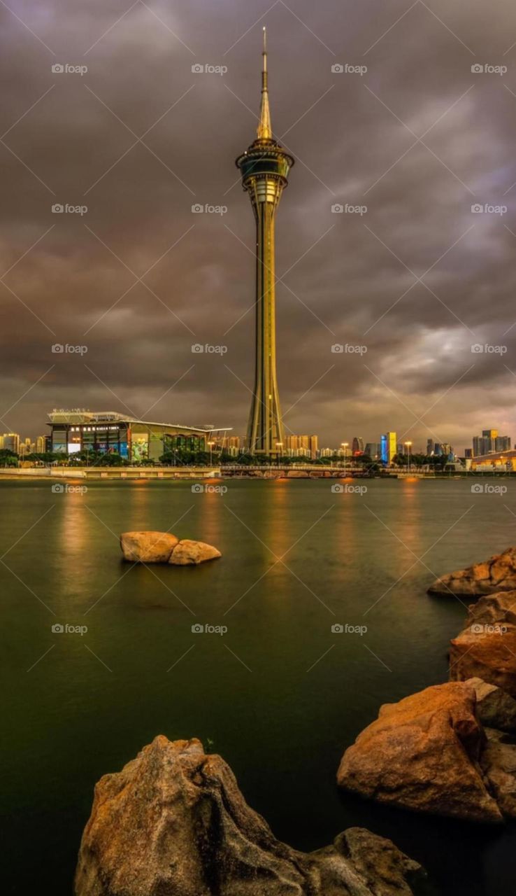 The Tower at Dusk moment