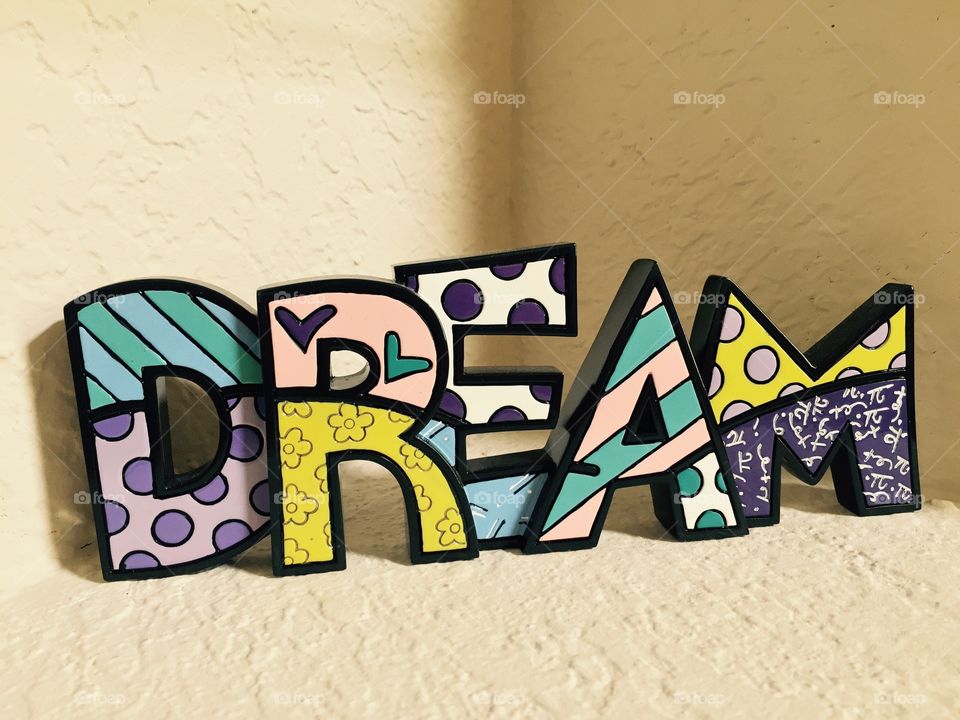 Dream. Cartoon dream