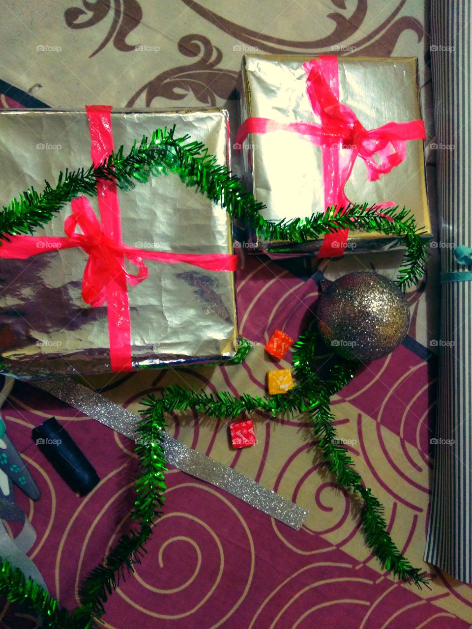 Packing Christmas Presents