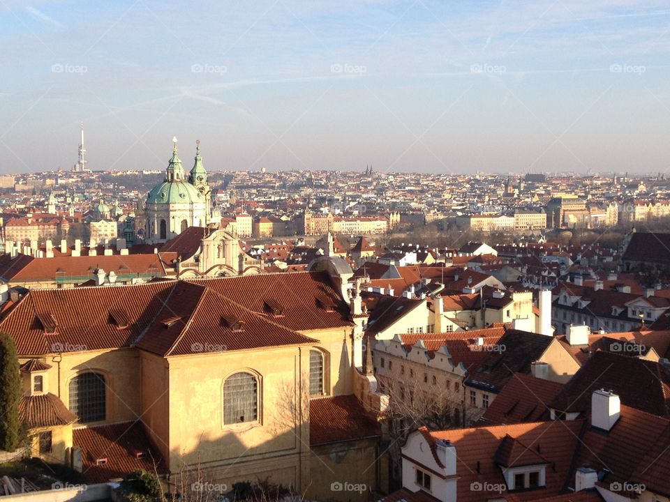 From the top of Prague 