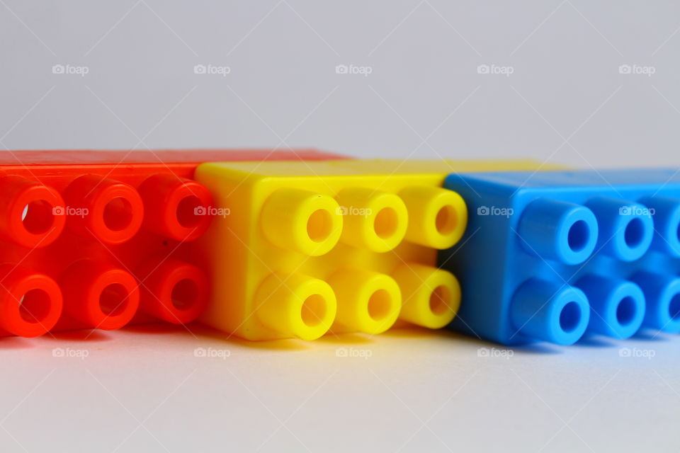 coloured blocks