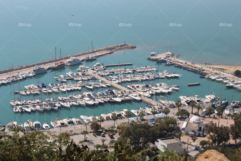 Port of Tunisia landscape