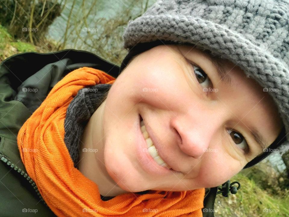 smiling woman