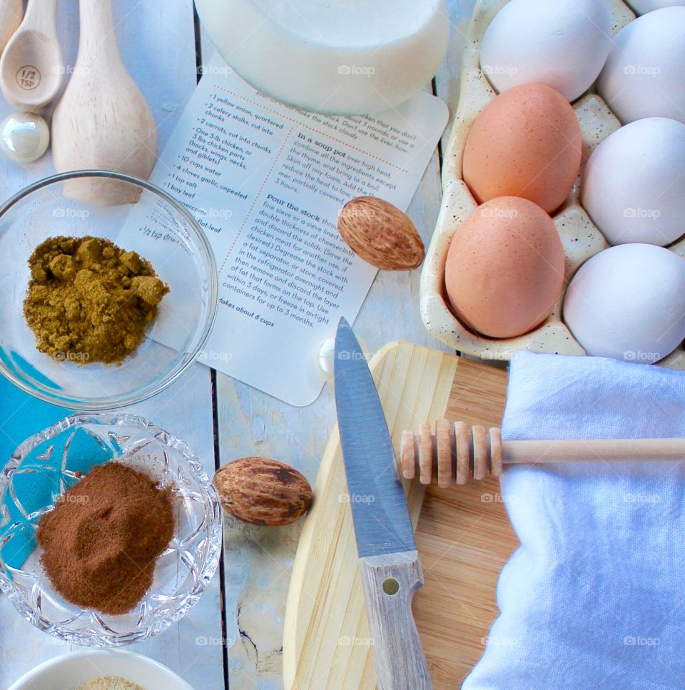 Preparing to make pastries 