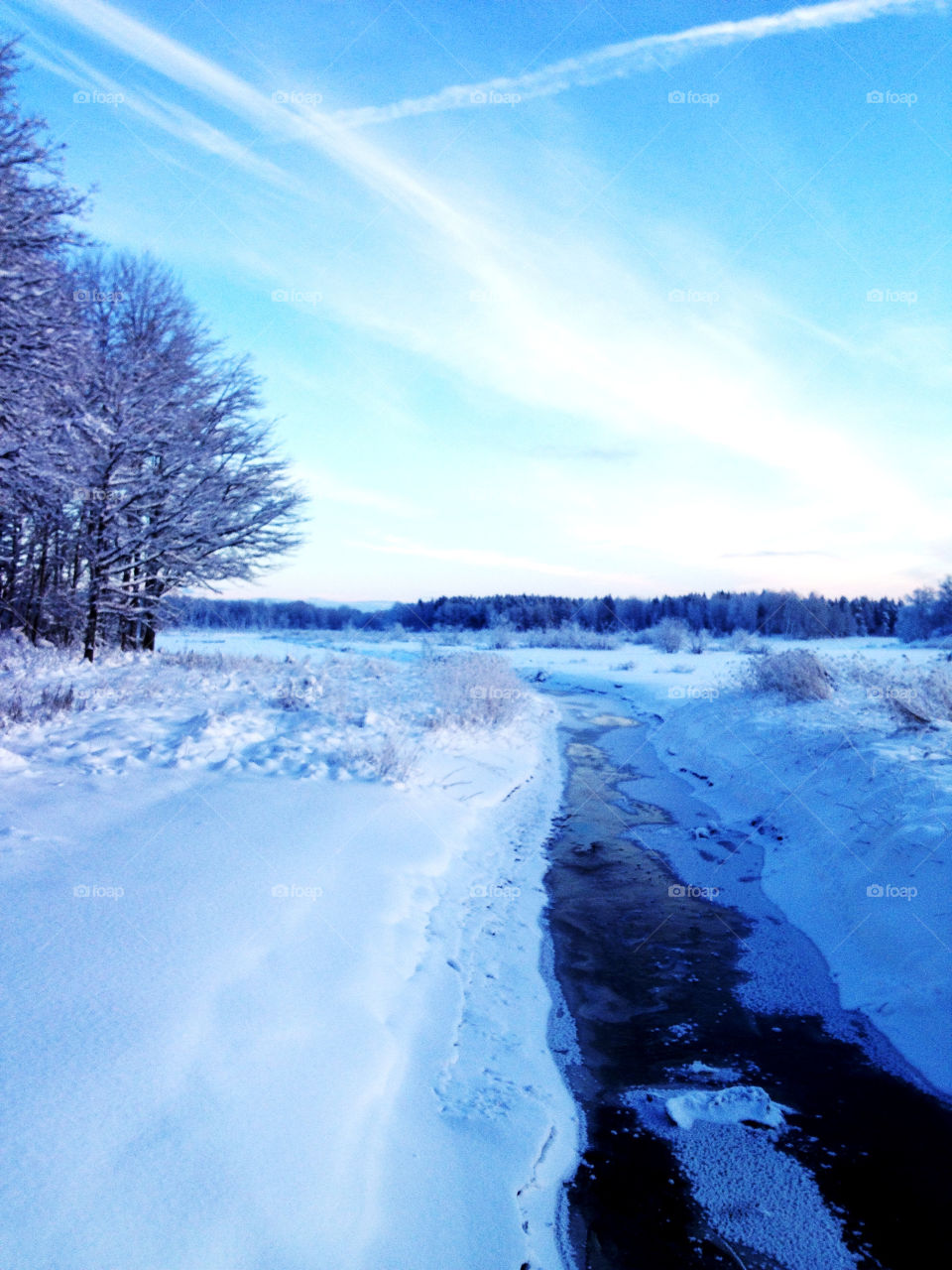 snow winter landscape sky by joosse_b