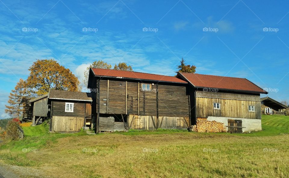 Old barn in Sigdal, Norway