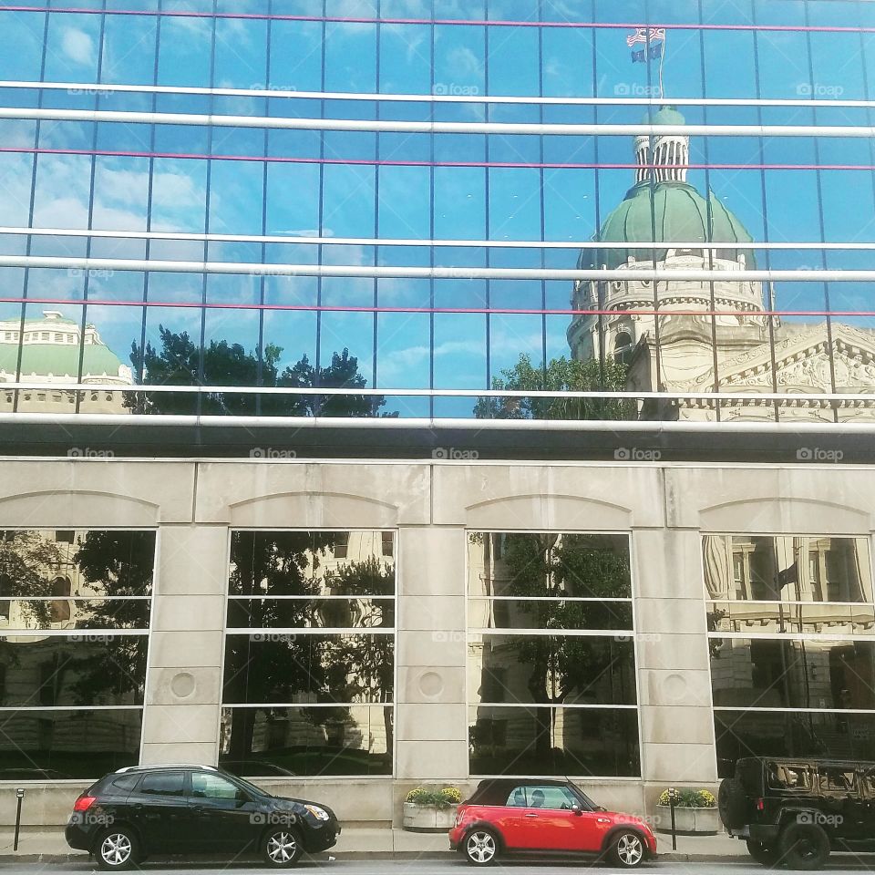 state capitol reflection