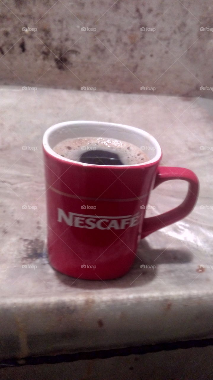 A cup of coffee from Nescafe