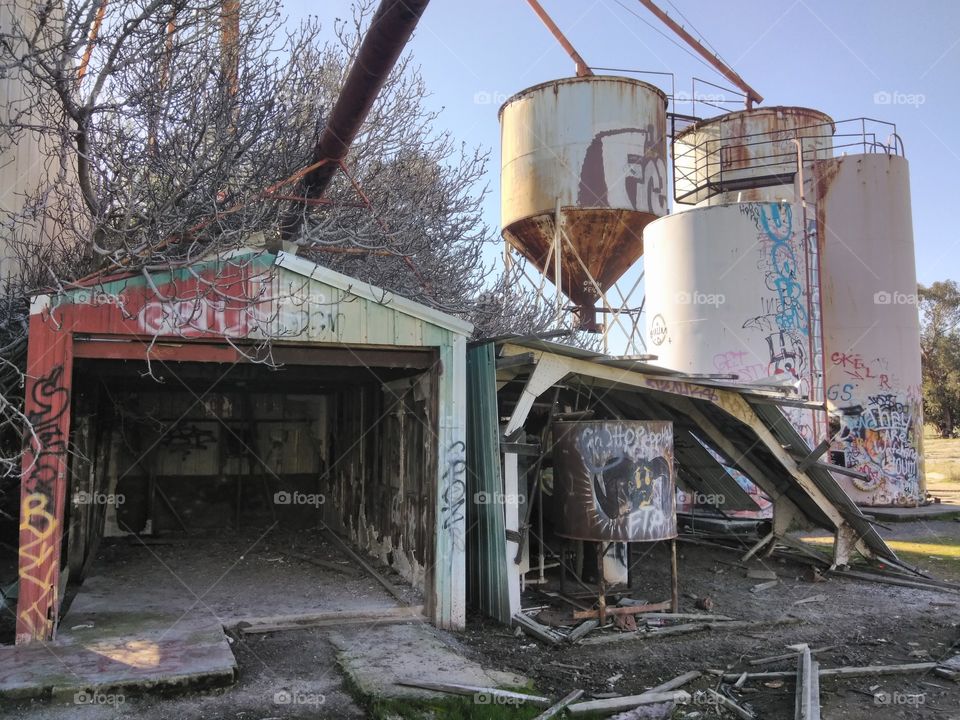 abandoned slaughterhouse Antioch California