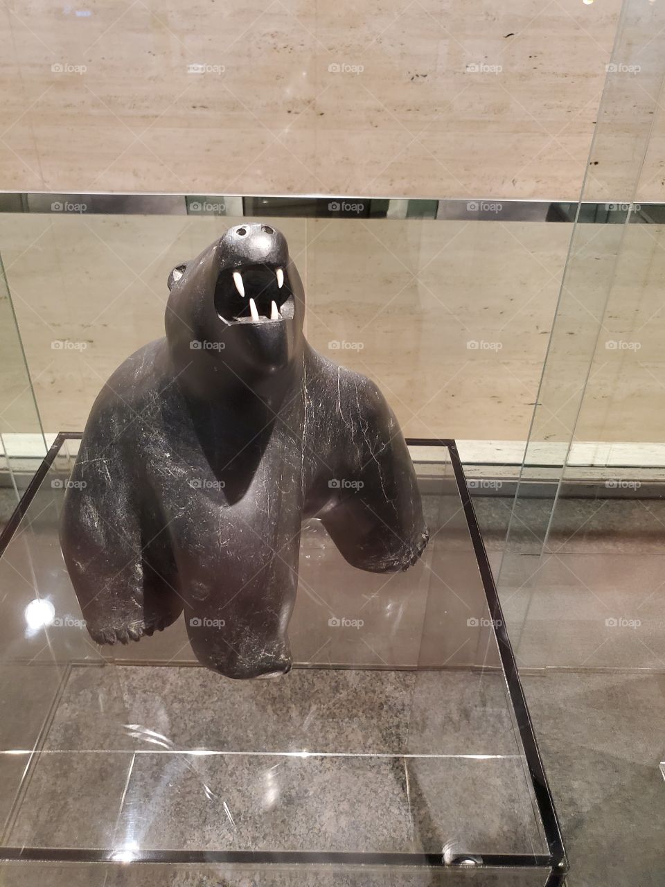 animal sculpture by inuit people