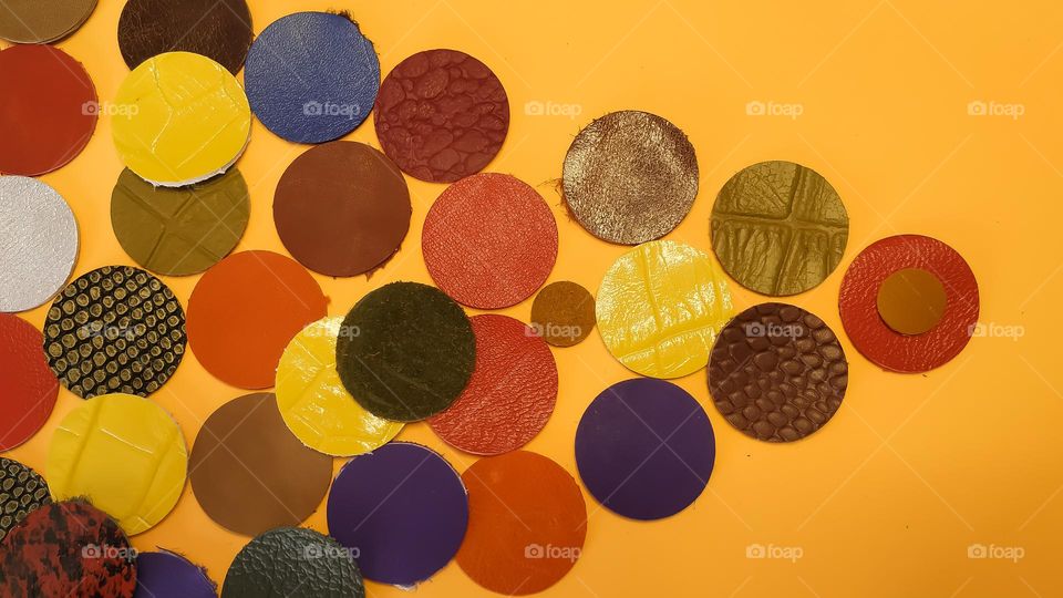 colorful leather