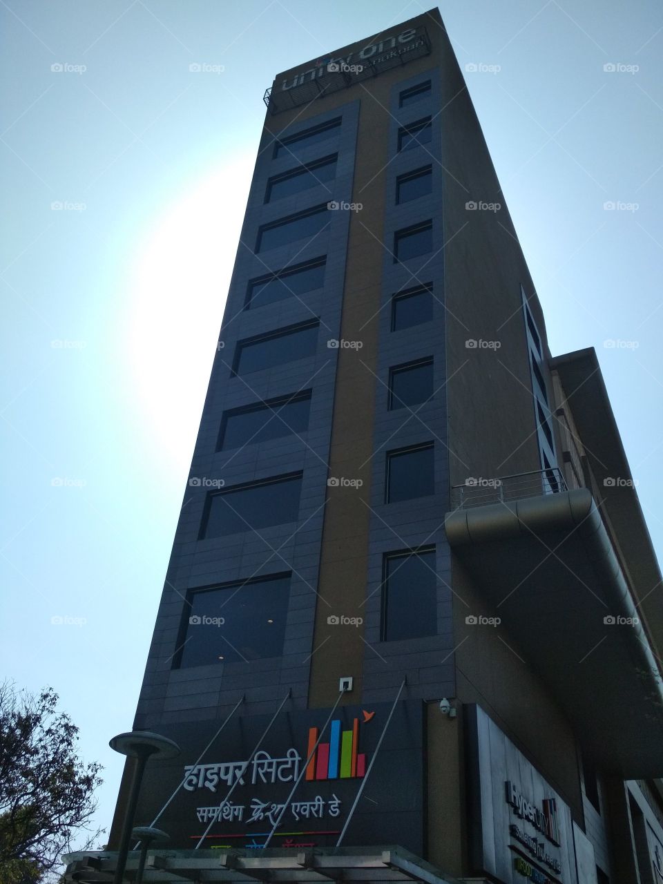 Tall building in new delhi
