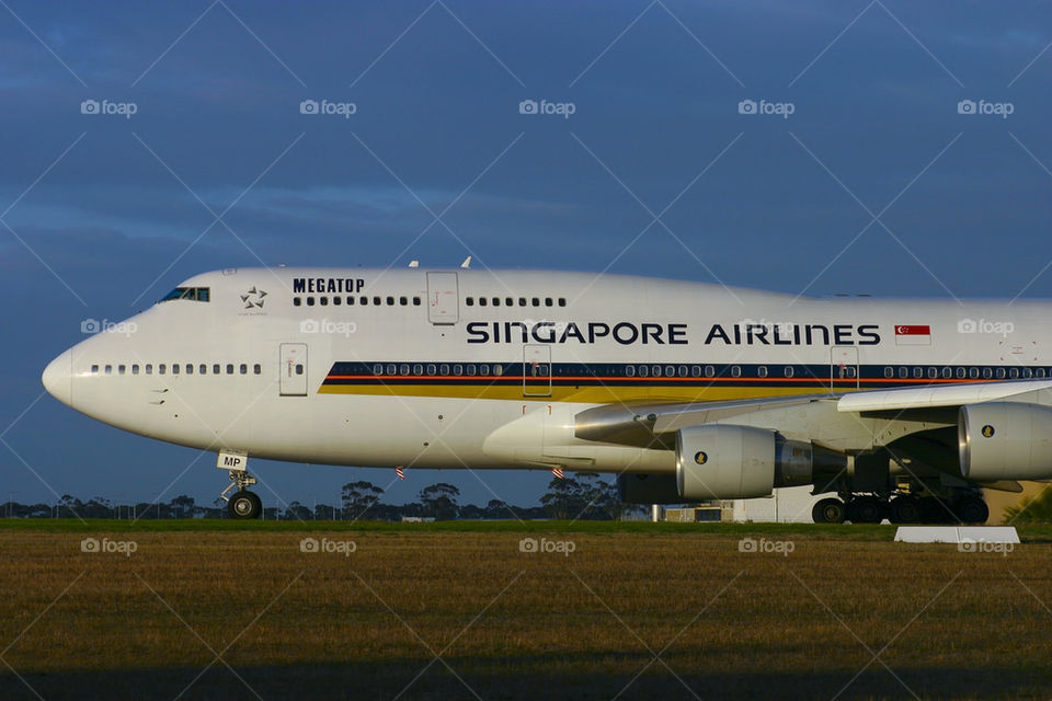 SINGAPORE AIRLINES SQ B747-400 MELBOURNE AUSTRALIA