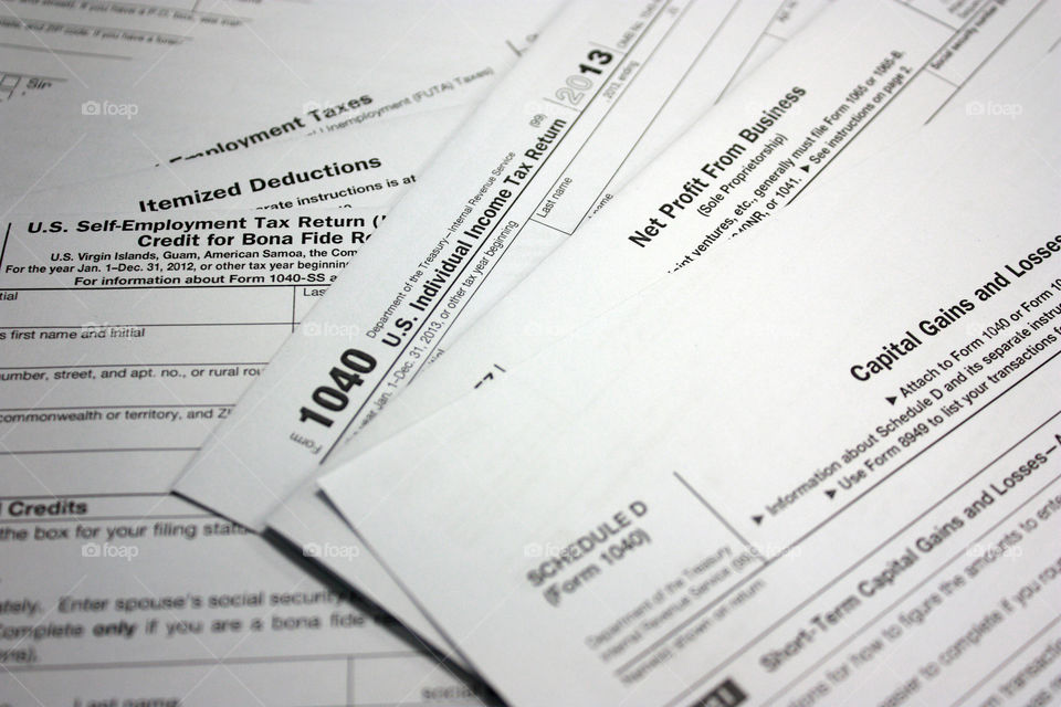 income tax forms in USA