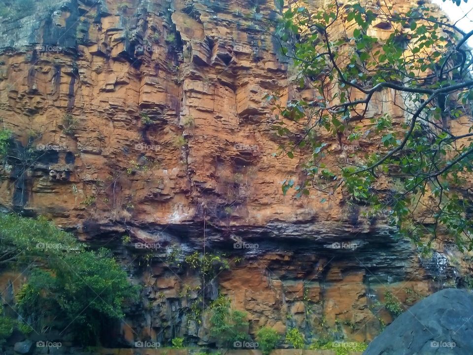 a beautiful rocks in chitakoot