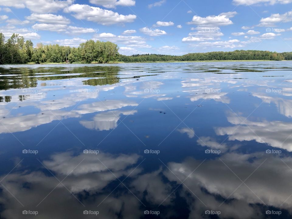 Sky reflection
