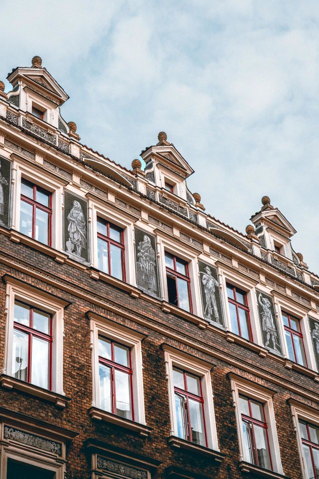 Beautiful facade in Prague