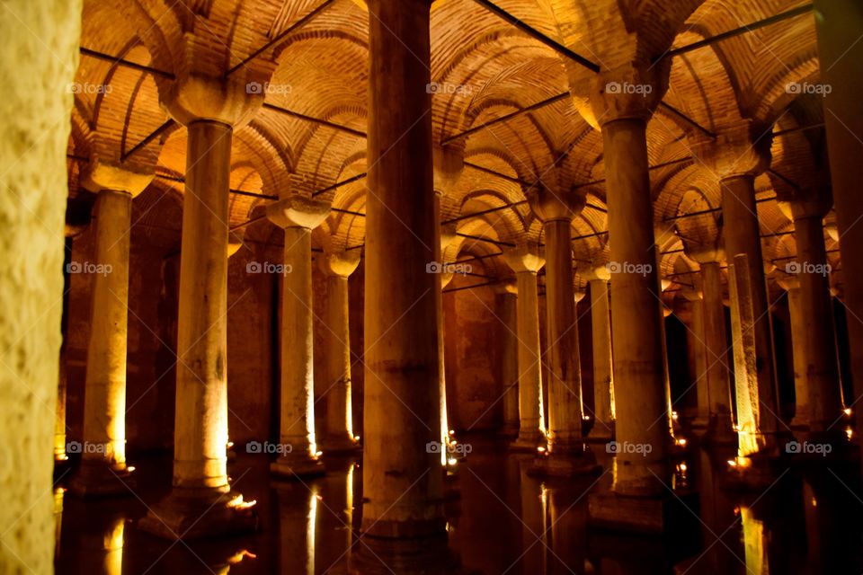 No Person, Column, Architecture, Bedrock, Travel