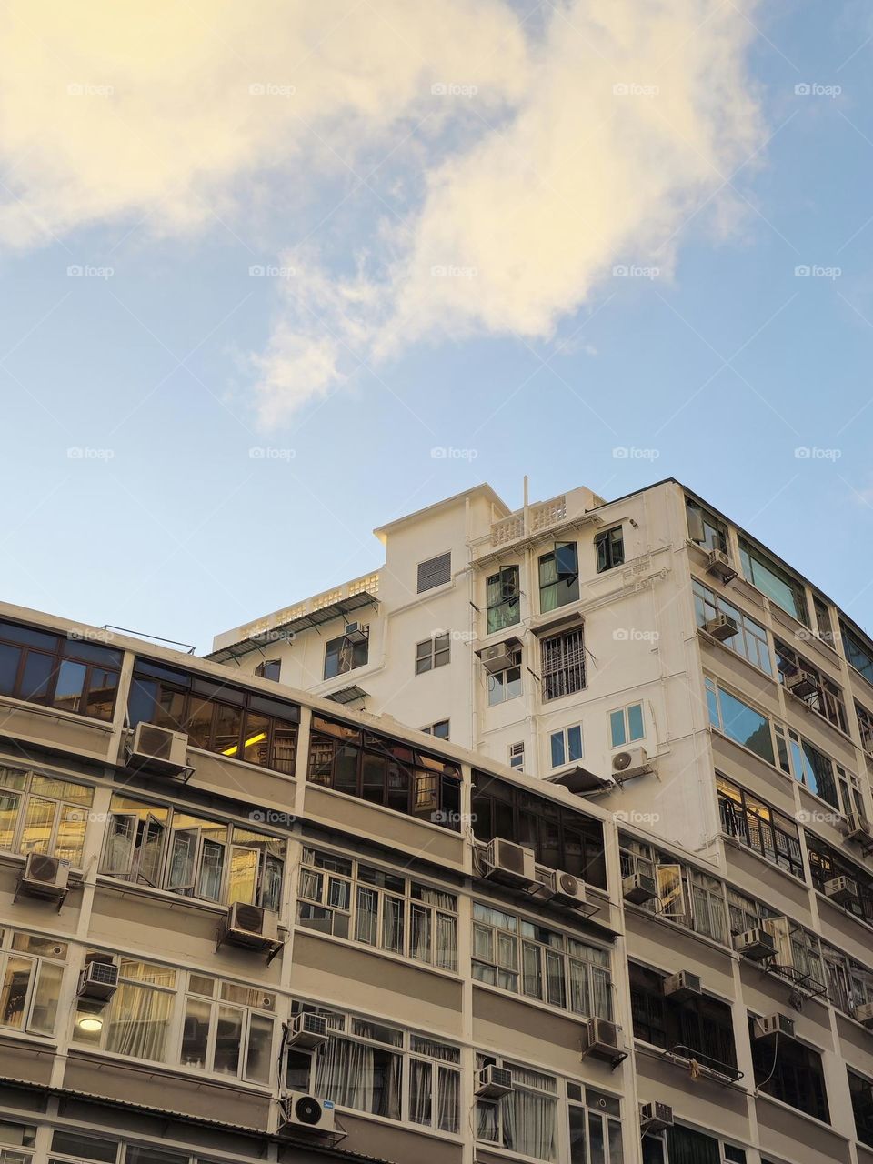 Old residential buildings