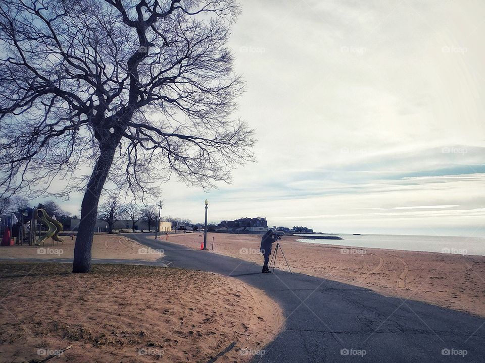 Lighthouse Point Park with my dad