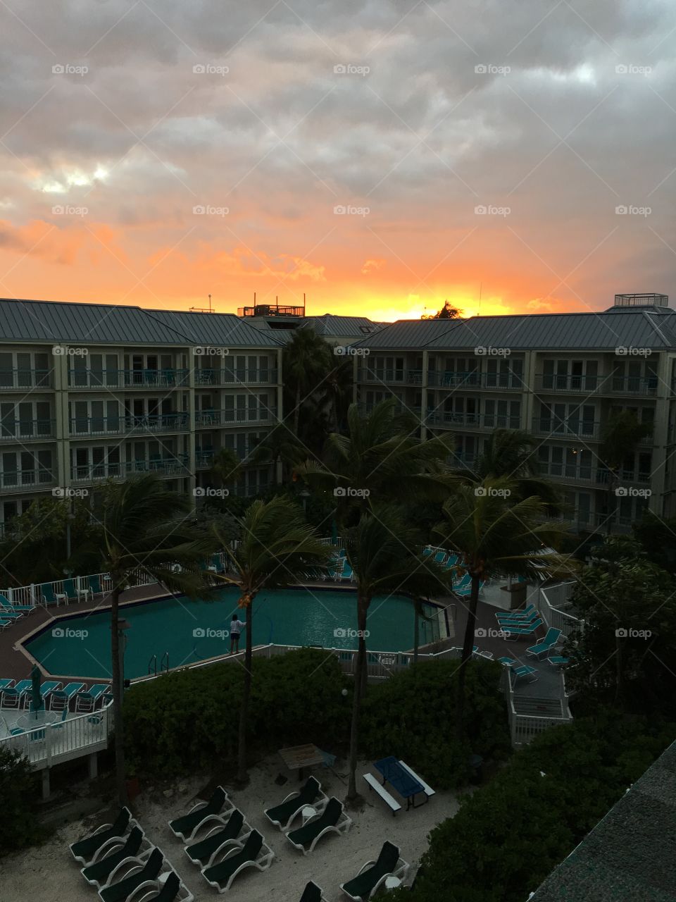 Sunrise from Hyatt Resort, Key West