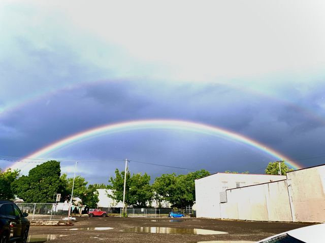 Rainbow in the sky 