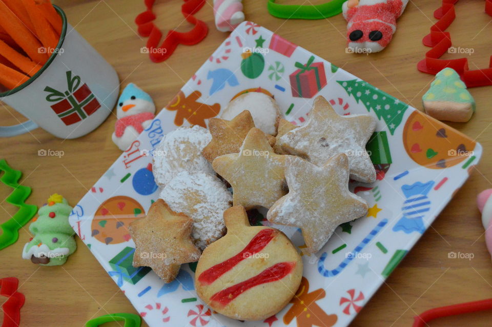 Preparing snacks for Santa