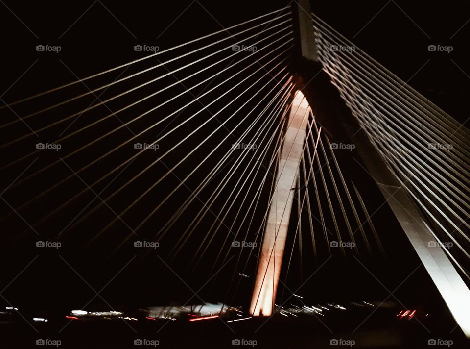 One of the world's longest cable-stayed bridges graces Boston's skyline with a monument that lives up to the city's long commitment to democracy and freedom.The Leonard P. Zakim Bunker Hill Memorial Bridge graces the Boston skyline with its grandeur.