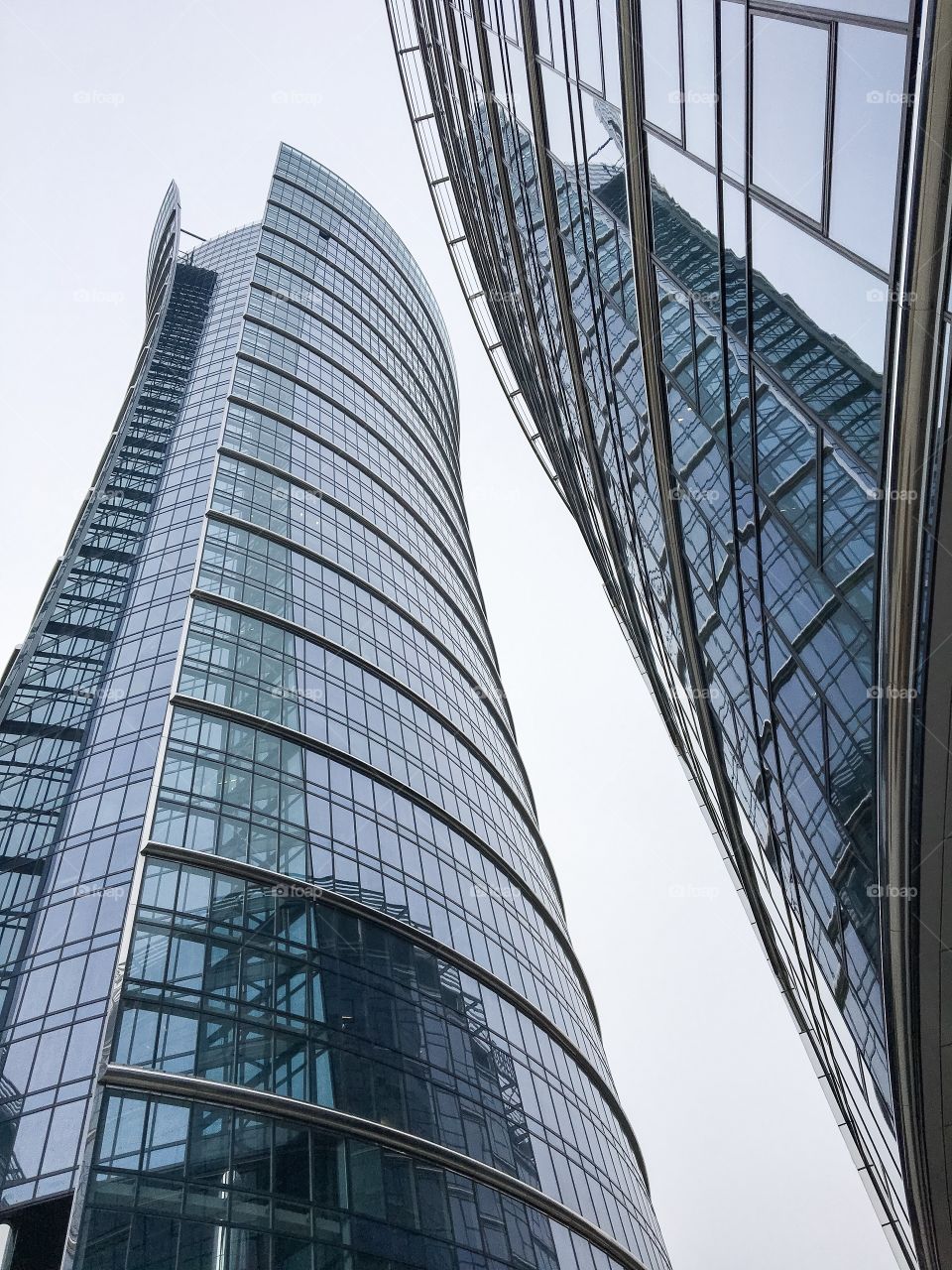 skyscapers in warsaw