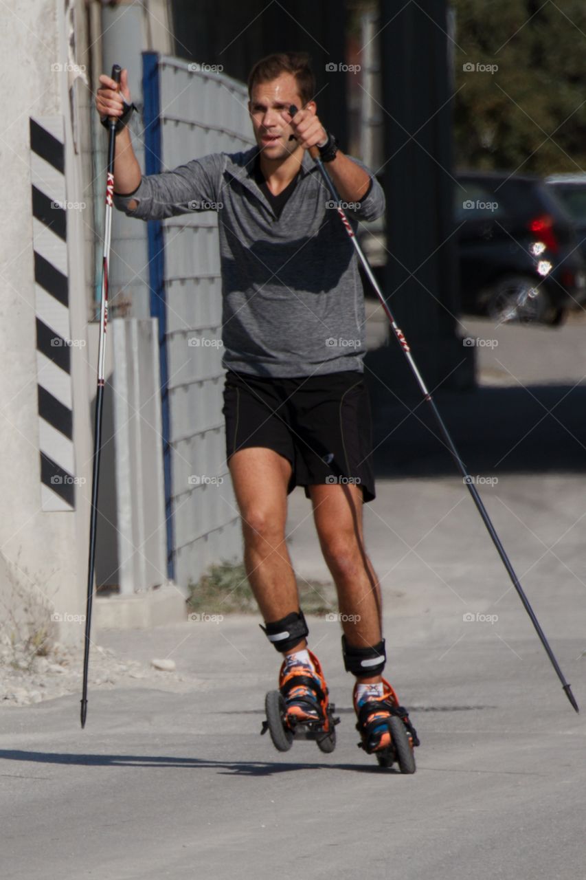 Roller Skiing