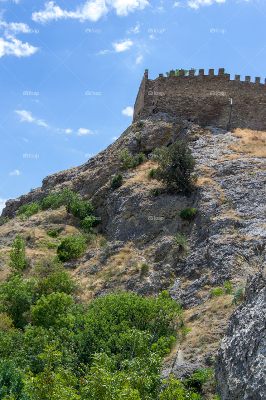 Genoes fortress in Sudak Crimea