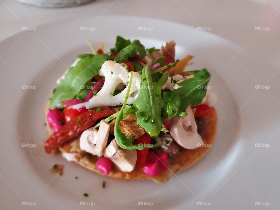 tarte with vegetables