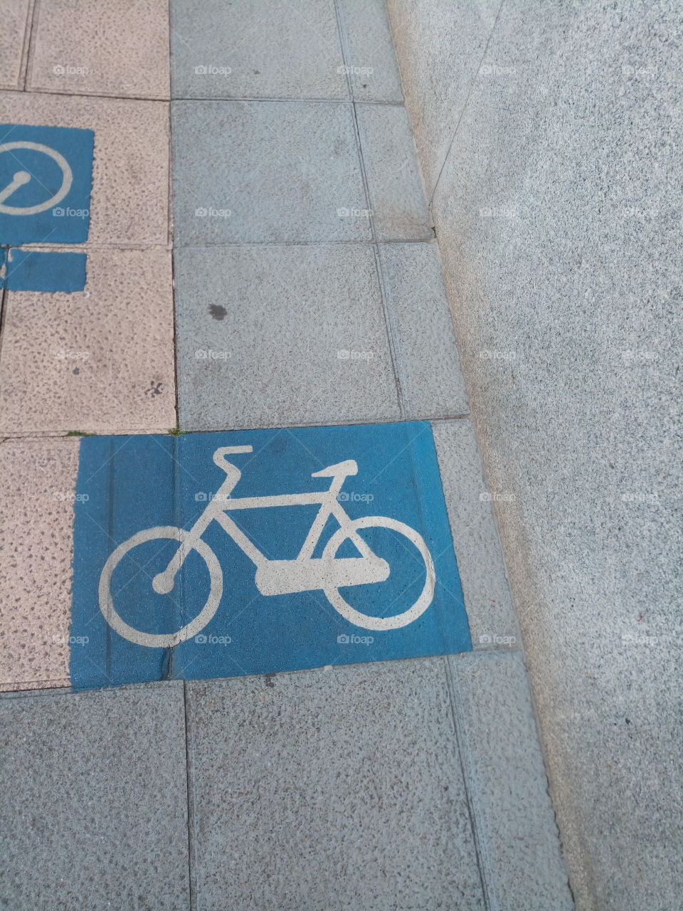 bicycle lane on the street