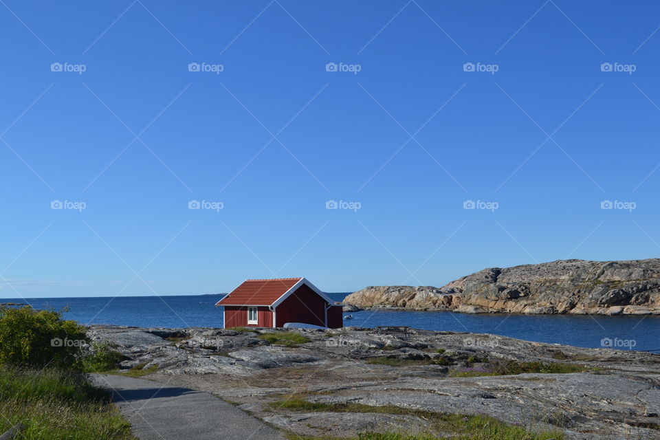 Swedish boat house 