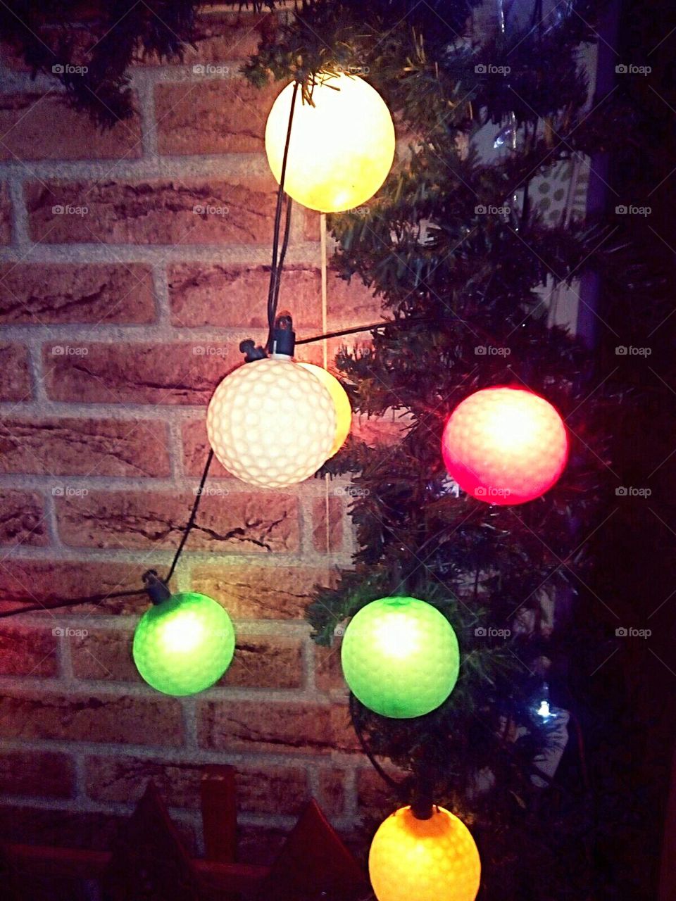 Christmas tree light decorations