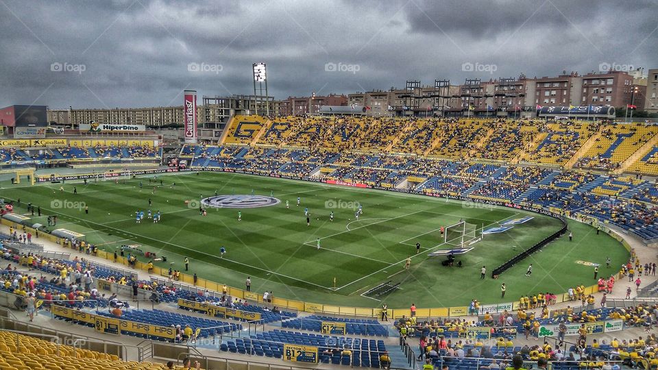 Imagen del estadio de gran Canaria