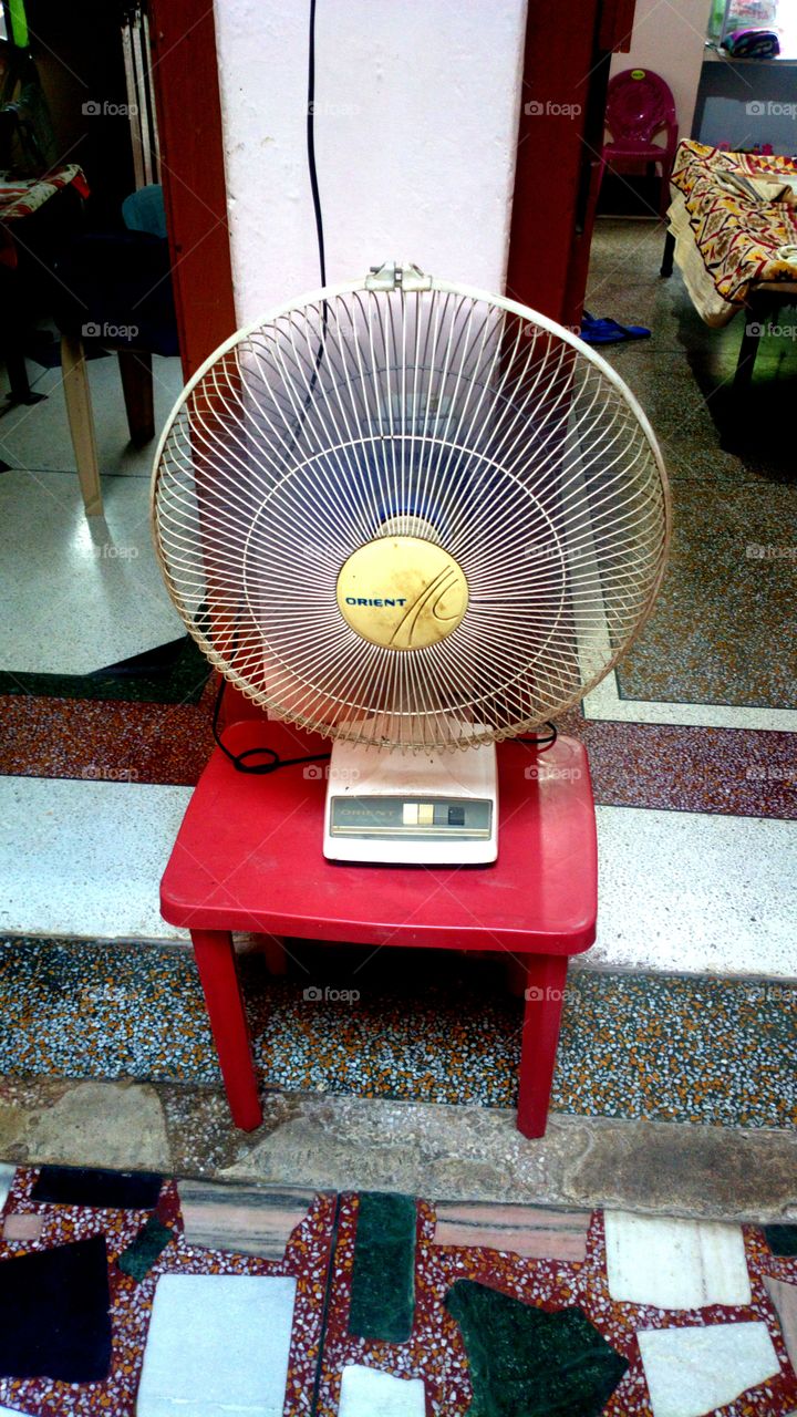 fan in action