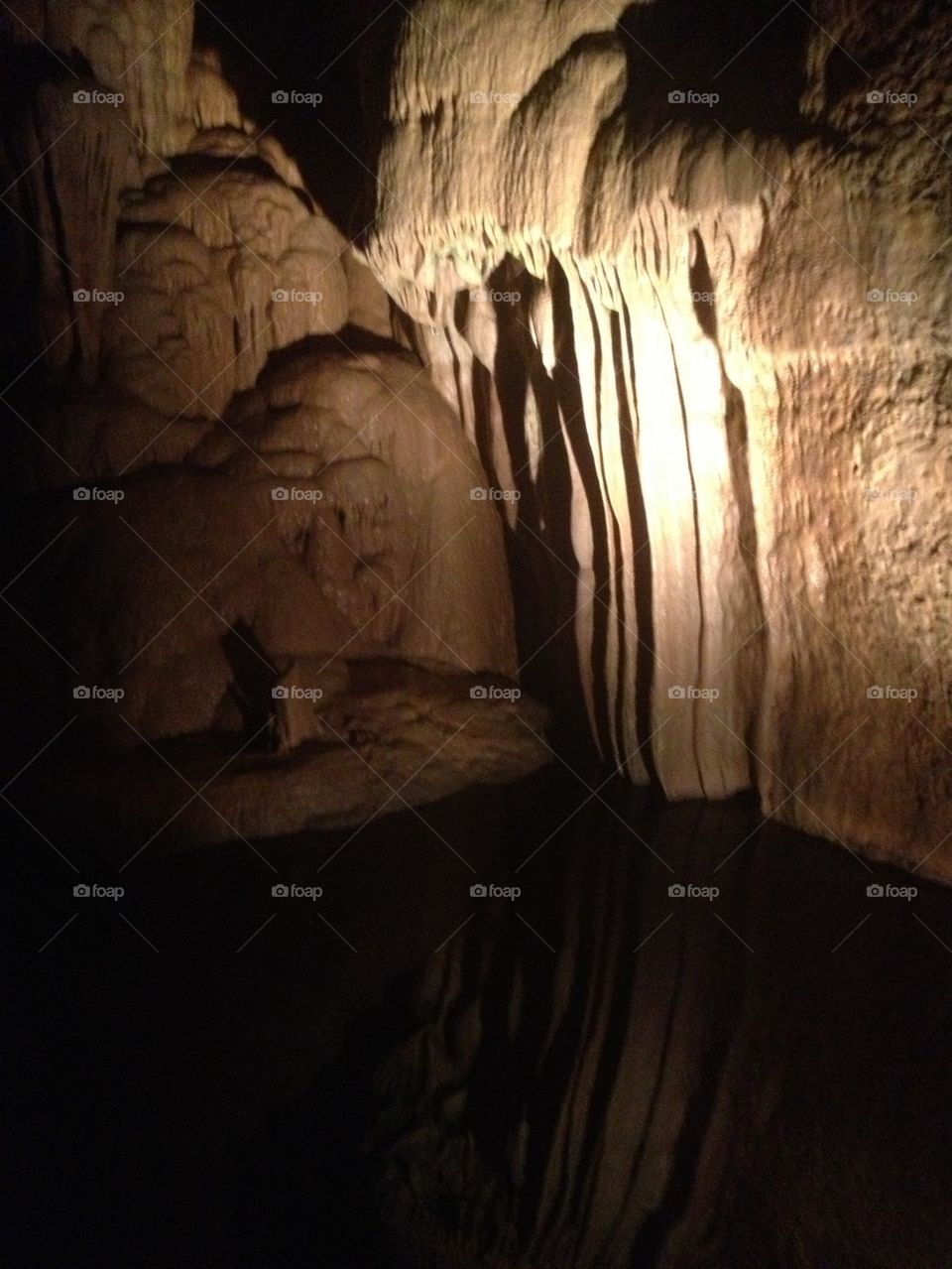 Cave wall formation 