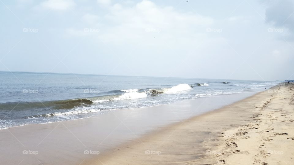 Beach view, calm & quiet