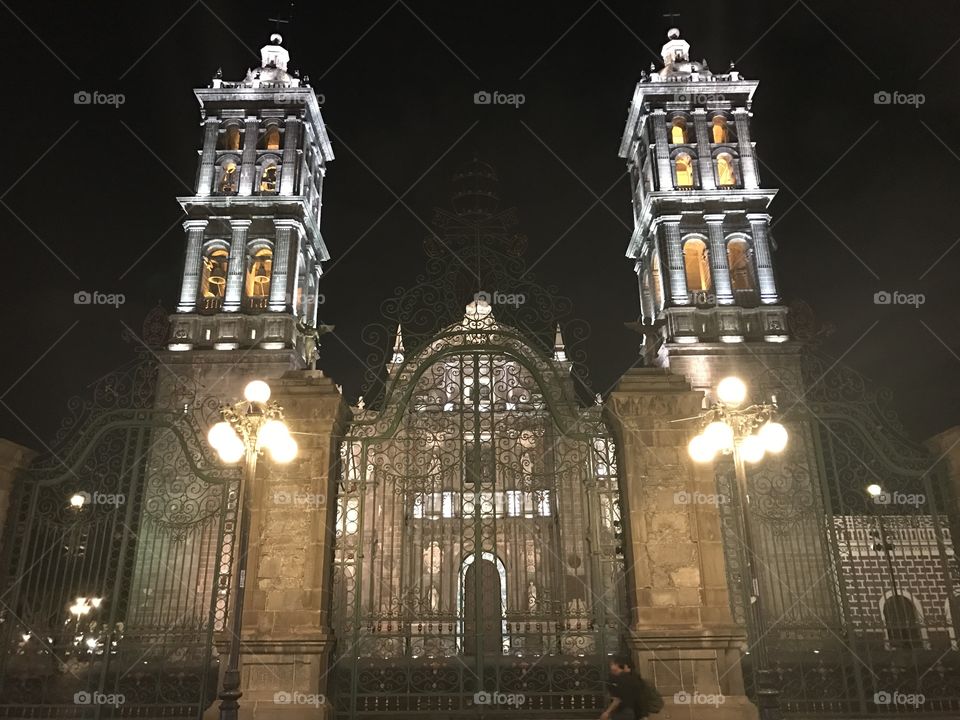 Puebla cathedral, Mexico, October 2016