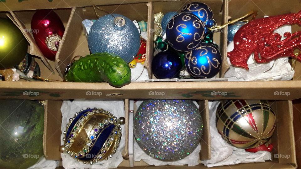 Christmas Decorations Stored Until Next Year