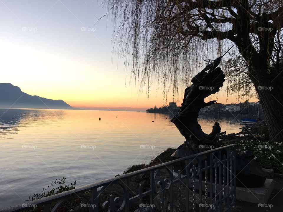 Lake Leman, Montreux, Switzerland 