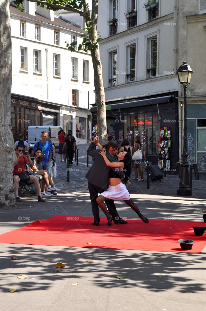 Tango on Monmartre . Parisian tango