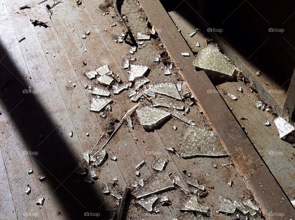 Broken glass