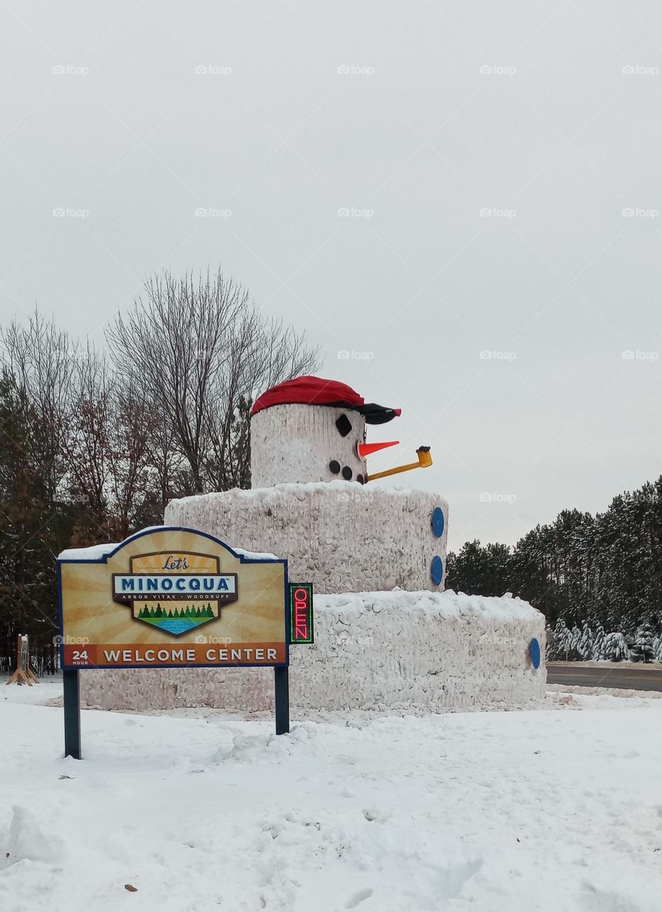 Gigantic Snowman