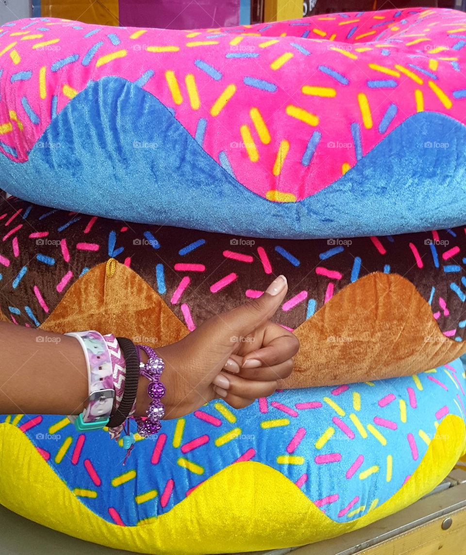 Donut pillows