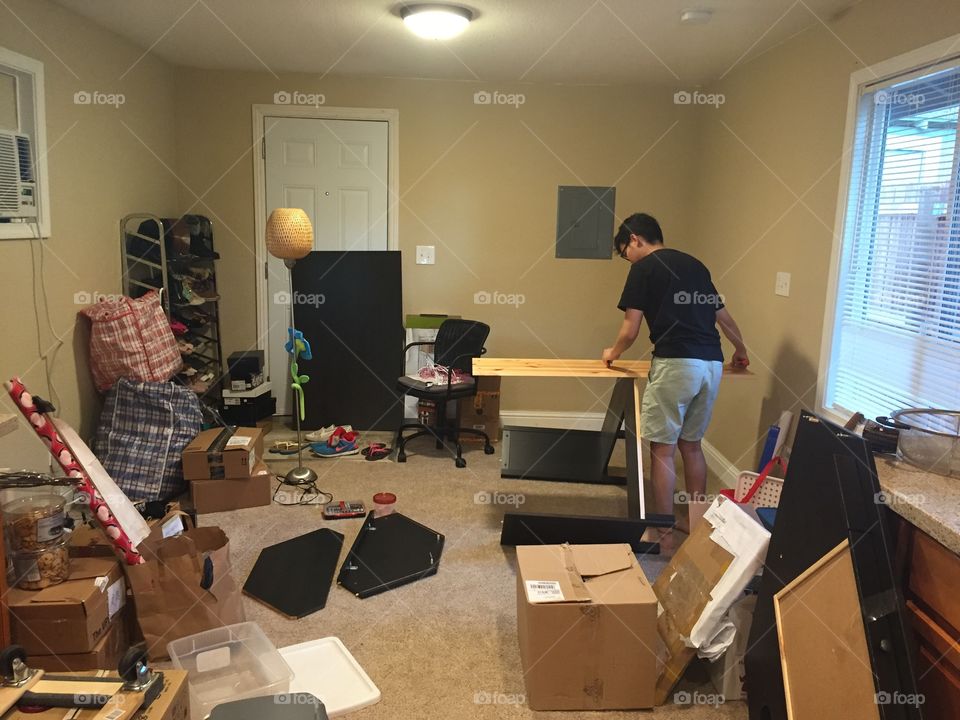Moving into a new place is exciting, but unpacking and outing together furniture is not fun!