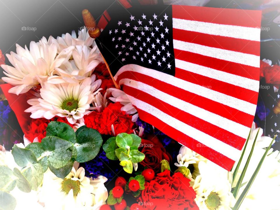 Patriotic bouquet