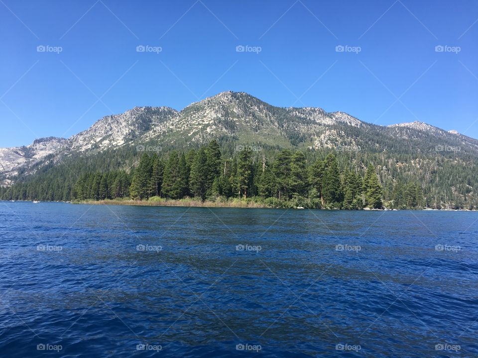 Big blue Lake Tahoe