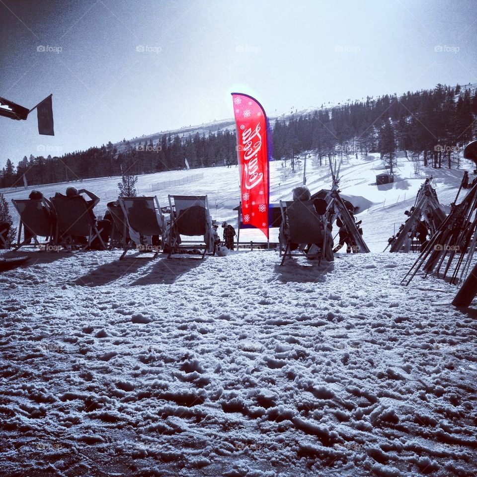 Spring skiing Sweden